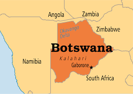 ما هي حدود دولة بوتسوانا